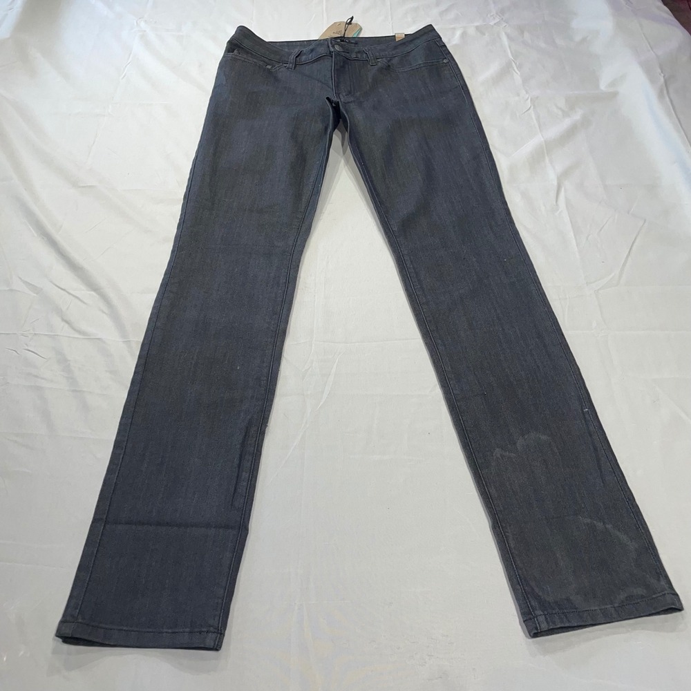 Prana Kara Jean Womens 8 29 Charcoal Gray Stretch Organic Denim 5-Pocket 1965611